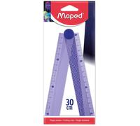 Règle pliable - MAPED - 15/30cm - Transparent - Plastique - Graduée