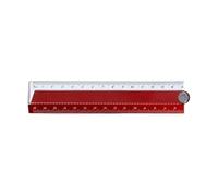 Règle pliable pour enfant, cadre en alliage d ' aluminium avec bords de sécurité, outil d ' apprentissage Convertible de 15 à 30 cm, règle pliable