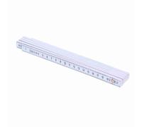 Règle pliante de 2 m, dix pièces pliables, règle de charpentier polyvalente, légère et compacte, outil de mesure de lecture intérieure pour les projets éducatifs de bricolage (ou)