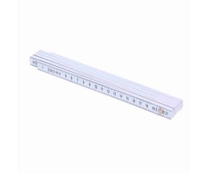 Règle pliante de 2 m, dix pièces pliables, règle de charpentier polyvalente, légère et compacte, outil de mesure de lecture intérieure pour les projets éducatifs de bricolage (ou)