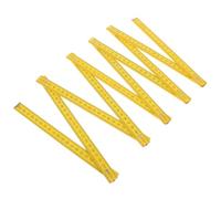 Règle Pliante en Bois de Bouleau Métrique 2m Double Face Dix Sections | Graduations Lisibles et Résistantes, Pliage Compact, Outil Pratique pour Étudiants, Bricoleurs, Chantier, Bureau et Planches
