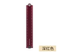 Règle Pliante Japonaise Warriuyo Impression Urbaine Série Règle En Aluminium Simple Et Créatif Wsg-Cluw30db - Type Deep Red