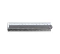 Règle pliante multifonction pour enfants, 15 cm pliée à 30 cm, étendue, ergonomique, en aluminium, pliable droit