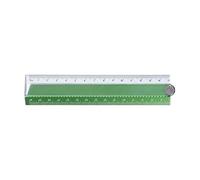 Règle pliante multifonction pour enfants, 15 cm pliée à 30 cm, étendue, ergonomique, en aluminium, pliable droit