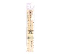 Règle pliante transparente en acrylique - Outil de mesure mathématique pour étudiant et enseignant - Longueur de mesure 0 à 30 cm