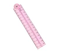 Règle pliante transparente, outil de mesure de dessin mathématique droit, pour étudiant et enseignant, longueur 0-30cm / 0-12 pouces, outil de classe