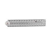 Règle pliante transparente pour dessin, mathématiques, longueur 0-30 cm, outil pour dessin, dessin, pliage