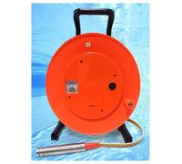 Règle portable avec sonde fixe et ruban d'acier for la mesure du niveau d'eau dans les puits, forages, réservoirs et canalisations.(3.2ft/10meter)