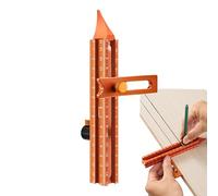 Règle Pour Le Travail Du Bois,Jauge À Base Magnétique 4 Côtés,Règle De Marquage | Pour La Coupe, Travail Des Carreaux, Le Plancher, La Charpenterie, La Menuiserie, La Construction Et