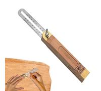 Règle Pour Menuiserie - Instrument De Mesure Ajustable En T À 360 Degrés,Équerre Coulissante Rapporteur - Pour L'Agencement De Meubles, Planchers, Carrelage, La Construction Et Le Bricolage En Atelier