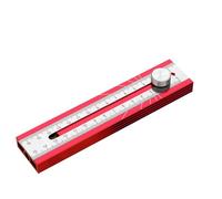 Règle pour menuiserie - Trusquin À Bulle De Niveau,Règle de Traçage - Pour Installation, Moulure, Encadrement, Dessin, plâtre, Menuiserie, Garage, Maison, Atelier et