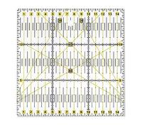 Règle pour patchwork - Gabarit de matelassage 15 cm x 15 cm.
