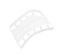 Règle Pour Sourcils Et Traçage Guide Gabarit de Mesure Réutilisable | Gabarit Pour La Forme Des Sourcils pour Salon Maison Débutantes Femmes Professionnelles Routine Quotidienne Visage
