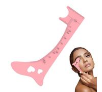 Règle Pour Sourcils - Modèle Pour Façonner Les Sourcils, Pochoir De Sourcils En Silicone, Outil De Guide De Maquillage, Règle De Positionnement Des Sourcils, Outil Pro