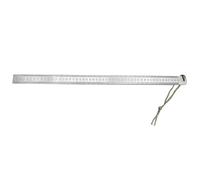 Règle pratique en acier inoxydable offrant durabilité et enseignement en t design professionnel - Mesure antirouille