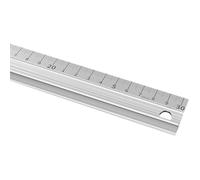 Règle professionnelle en alliage d'aluminium - Outil de mesure avec marquage de l'échelle claire - Bords arrondis - Règle d'ingénierie pour projets scolaires