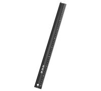Règle professionnelle en aluminium avec mesure des angles - Règle droite protectrice pour travaux de précision dans les rénovations de bâtiments - Guide de mesure