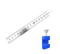 Règle professionnelle multi-échelle avec poignée antidérapante et résistance pour le travail du bois