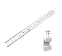 Règle professionnelle multi-échelle avec poignée antidérapante et résistance pour le travail du bois