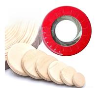 Règle réglable en métal pour arcs impeccables - Outil de conception polyvalent - Fournitures scolaires - 12,5 cm (rouge)