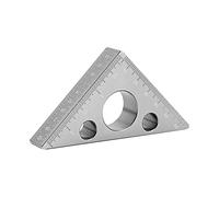 Règle, Règle triangulaire à 45 degrés, en alliage d'aluminium, for le travail du bois, outils de bricolage
