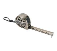 Règle rétractable en acier inoxydable, mètre ruban métrique de 5 m, anti-lame durable, pour double échelle facile à lire pour artisans, décorateurs et (5 m19)