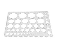 Règle Ronde de Quilling 33 Trous en Plastique pour Dessin