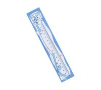 Règle souple en forme de chats de 15 cm avec échelle transparente, outil de mesure droit pour dessins de chats adorables