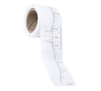 Règle Sourcils Jetable, Pochoir Maquillage Adhésif Blanc pour Dessin Précis | Kit 50 Feuilles Papier, Guide Débutant Tatouage Semi-Permanent, Tracé Symétrique Facile