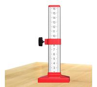 Règle spéciale pour carreaux : d'aluminium, règle de hauteur égale, échelle double face | Outil d'architecte résistant aux chutes, mesure de sol de précision, guide de conception pour Mosai