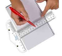 Règle T Square-Architecte A acrylique T-Ruler pour conceptions de précision | Outil de mesure transparent de 6 pouces pour cadres d'art, rédaction, élaboration, projets de conception et d'application