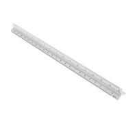 Règle technique en aluminium 30 cm pour échelle triangulaire, architecte, outils de carrelage de 30,5 cm