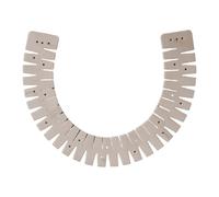 Règle Thermique Pour Couture,Jauge Ourlet,Règle À Repasser Thermorésistante,Outil Silicone Flexible Avec Échelle Courbée Pour Fer À Repasser Pour Ourlets Tissu Pantalon Et Vêtements,30x3x0.3cm