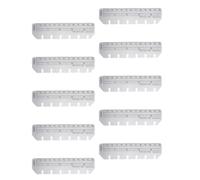 Règle transparente mate pour reliure, intercalaire, marque-page, règle multi-usages pour carnets, agenda, accessoires de scrapbooking avec mesure de marquage