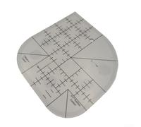 Règle transparente patchwork 15 cm mesure multi-angles