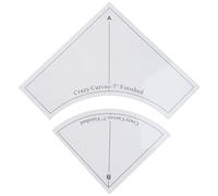 Règle transparente pour patchwork, couture, loisirs créatifs, outils de motif en acrylique pour étudiants, designers, modèles pour matelassage, gabarit créatif, machine à modeler, ensemble d'outils à