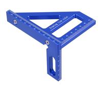 Règle Triangulaire 45 90° en Alliage D’aluminium Bleu