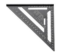Règle Triangulaire À Angle Droit - Matériau En Alliage Portable, Équerre Rapide | Calibre De Menuisier Avec Marquage De Précision, Travaux De Menuiserie, Aménagement Multifonctionnel, Constructeurs