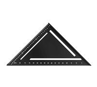 Règle triangulaire aluminium 150mm 0~90° avec rapporteur industriel - Mesure précise 1mm, double échelle, design ergonomique pour usage mécanique et artisanal (300MM)