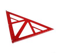 Règle triangulaire avec repères de mesure transparents pour angles de 90 et 45 degrés Outil essentiel pour le travail du bois