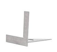 Règle Triangulaire Carrée en Acier Inoxydable 90° et 45°, Outil de Mesure pour Menuiserie, Règle d’Angle Droit avec Échelle, Précise et Robuste pour Traçage Parallèle et Coin