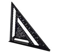 Règle triangulaire de charpentier - Rapporteur de positionnement triangulaire portable | Règle de mesure triangulaire | Règle de marquage pour charpentier ingénieur, règle de marquage de précision de