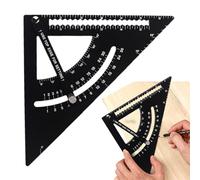 Règle Triangulaire | Détecteur d'Angle à 90 Degrés | Équerre de Mesure Multi-Angles | Pour Armoire Plancher Carrelage Bricolage Encadrement Menuiserie Et Charpenterie