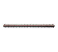 Aristo Règle triangulaire AR23702EB – Échelles de réduction 1:20/25/50/75/100/125 – Plastique 30 cm