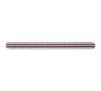 Aristo Règle triangulaire AR23702EB – Échelles de réduction 1:20/25/50/75/100/125 – Plastique 30 cm
