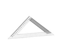 Règle triangulaire en acier inoxydable 150 mm/200 mm/300 mm Outil de mesure Rapporteur pour ingénieurs, architectes, étudiants, passionnés, équerre de mesure professionnelle