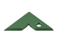 Règle triangulaire en alliage d'aluminium 45/90 degrés pour le travail du bois pour une coupe précise et un réglage de la lame en atelier (vert)