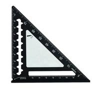 Règle triangulaire en aluminium de 10,2 cm, rapporteurs 45/90 degrés pour ingénieurs, architectes, étudiants, passionnés, outil de mesure professionnel de charpentier