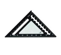 Règle triangulaire en aluminium de 10,2 cm, rapporteurs 45/90 degrés pour ingénieurs, architectes, étudiants, amateurs de travail du bois en aluminium