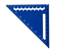 Règle triangulaire en aluminium de 10,2 cm, rapporteurs 45/90 degrés pour ingénieurs, architectes, étudiants, amateurs de travail du bois